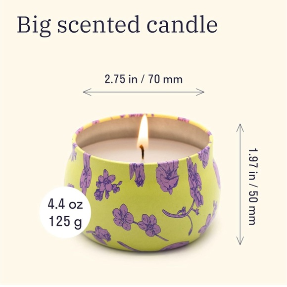 4 Packs of 4.4oz ScentedCandles🕯️Gift🎁Set from Soy WaxEssentialOil 120HBurning - Picture 8 of 8